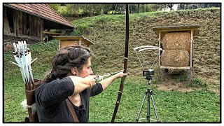 Bogensport Extrem  Speedtest mit den Langbögen  BogenparcoursSchwarzwald  Extreme Archery [upl. by Ilam721]