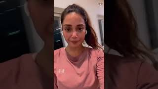 Nivetha Pethuraj Gym Workout video Shorts youtubeshorts Levitating [upl. by Shafer777]