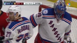 Henrik Lundqvist all shots against vs Ottawa 2017 Eastern Conf Semifinal Game 1 [upl. by Yerffej]