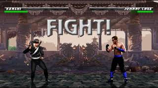 Mortal Kombat 1 2023 Mugen kenshi v johnny [upl. by Eenattirb]