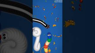 Wormszone Magic🐍 Game play Short snack worms youtubeshort slitheriowormatiogames [upl. by Sutniuq165]