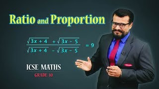 Class X  ICSE  Maths  Componendo Dividendo Simplified [upl. by Saeger61]