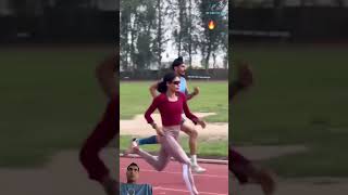 sports trending athletics olympics sportsindia athleticschampion harmilanbains runforindia [upl. by Merlina]