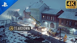 TEARDOWN Gameplay PS5  This Realistic Destruction Game is So FUN 4K UHD [upl. by Hadik210]