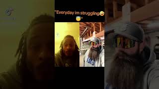 quotEveryday Im struggling 🤣🤣quot clout cloutchaser coloradorapper funny mosig comedy duet hiphop [upl. by Aihsile]