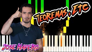 José Madero Teoremas etc Piano Tutorial  Cover [upl. by Zzahc]