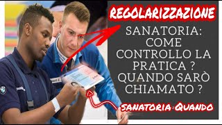 la Sanatoria regolarizzazione come controllo la pratica e quando sarò chiamatoGuida completa🎉 [upl. by Caron733]