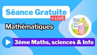 Séance Live  Maths  3éme [upl. by Eislrahc]