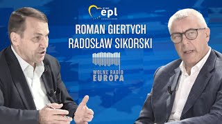 Radosław Sikorski i Roman Giertych  rozmowa [upl. by Aiciram418]