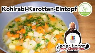 Jeder kocht  KohlrabiKarottenEintopf [upl. by Greggs]