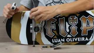 Como montar um skate  canal sobreskate [upl. by Aicac]