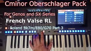 Cminor Oberschlager Pack for Yamaha Genos 12 and SX Series Roland BK7mE80G70 Styles Part 3 [upl. by Minier325]