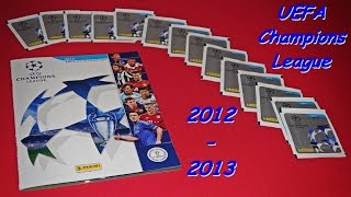 PANINI Sticker Album Champions League 2012 opening new Sticker [upl. by Adnicaj]