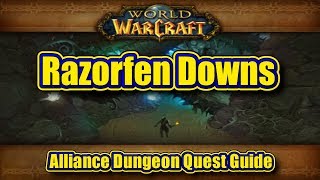 Classic WoW Razorfen Downs Alliance Quest Guide [upl. by Ahsinyt]