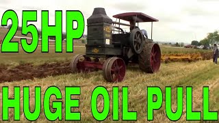 Rumely Oil Pull Tractor Plowing Field Advance Rumely Oil Pull 2545HP ROUGH AND TUMBLE KINZERS PA [upl. by Joette]