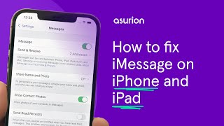 How to fix iMessage on your iPhone or iPad  Asurion [upl. by Enyehc]