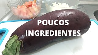 BERINJELA REFOGADA CREMOSA FÁCIL E COM POUCOS INGREDIENTES [upl. by Noonan215]