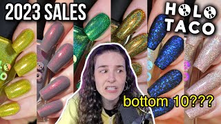 WHY ARE THESE THE WORST SELLERS excuse me 2023 Holo Taco Sales Report💅 [upl. by Ezzo117]