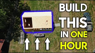 1 Hour ADU House Build [upl. by Steve]