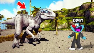 Oggy Running From INDOMINUS REX  ARK Survival Evolved  S03 Ep1 ft Oggy [upl. by Liman]