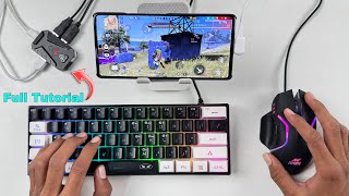 mix pro and Keyboard Mouse connect in phone for gaming like a computer pc Full tutorial [upl. by Fortunio304]