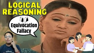 UGC NET Paper 1  Equivocation Fallacy With Example  Logical Reasoning Topic  Priti Mam ugcnet [upl. by Anovad]