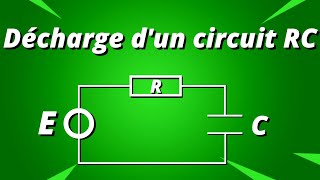 Etude de la décharge dun condensateur  circuit RC  partie 2 [upl. by Ramahs285]