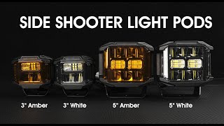 3quot5quot Side Shooter Led Light Pods With DRL [upl. by Idnis]