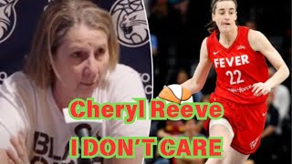 Cheryl Reeve Dont Give Two Shts About Caitlin Clark Fans [upl. by Forward365]