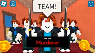 ROBLOX Murder Mystery 2 FUNNY MOMENTS TEAMERS [upl. by Ode298]