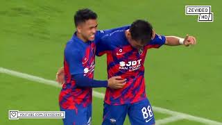 Debut Match Takahiro KUNIMOTO 2 Goals on first Debut with Johor Darul Takzim  6 minutes [upl. by Stanway]