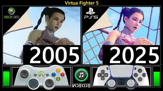 Virtua Fighter 5 REVO Graphics Comparison [upl. by Cuttler]