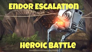 Endor Escalation Heroic Battle [upl. by Nnylirret282]