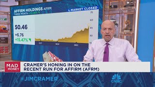 Im seeing pigish behavior with Affirms stock says Jim Cramer [upl. by Dolora]