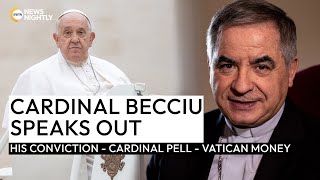 Cardinal Angelo Becciu Gives Interview [upl. by Abelard648]