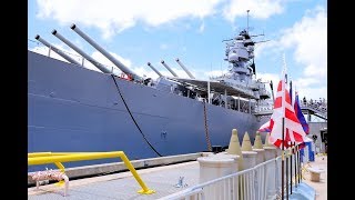 A tour of the Battleship Missouri Memorial at Pearl Harbor Oahu [upl. by Hegarty43]