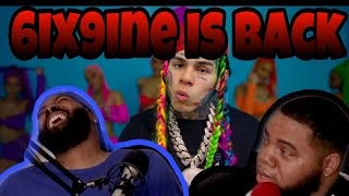 6IX9INE GOOBA Official Music Video REACTION Clutch or Not [upl. by Rahcir]