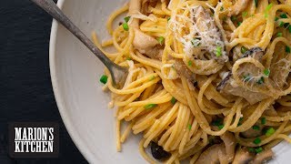 Creamy Miso Mushroom Spaghetti  Marions Kitchen [upl. by Llehsar108]