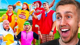 Reacting To YouTuber Pub Golf GONE WRONG [upl. by Silisav]