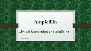 AmpicillinCampicillin 500mgRoscillin Indications Contraindications Caution and Side Effects [upl. by Ardyce168]