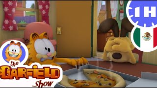 🤪 ¡Garfield come una pizza no muy buena 🍕  El Show de Garfield [upl. by Esidnac954]