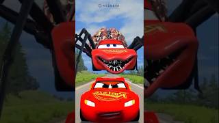 Escape from lightning McQueen Eater  Car Ride Chase mcqueen carridechase [upl. by Sucramad126]