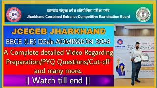 Btech Lateral Entry D2D 2024 Admission in Jharkhand  Jcece D2d entrance exam  jcece d2d 2024 [upl. by Aenitsirhc]