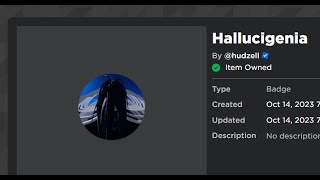 How to get the Hallucigenia badge in Roblox Parkour [upl. by Adnauq950]