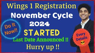 HOW TO REGISTER NOVEMBER WINGS 1 2024 ASSESSMENT  wings 1 registration linktcs wings1tcs exam [upl. by Nibroc]