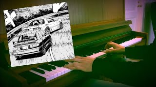 Initial D Station to Station  Derreck Simon  Piano [upl. by Almire577]