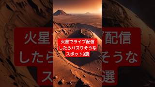 火星でライブ配信したらバズりそうなスポット3選 雑学 宇宙 火星 エンタメ [upl. by Cleo]