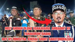 MISY ADIANOLONA VOAKARAMA AMBADIKY NY FANAKORONTANANA HOY NY MINISITRA ANDRY RAKOTONDRAZAKA [upl. by Cyrus]