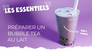 Préparer un bubble tea au lait [upl. by Alexi]