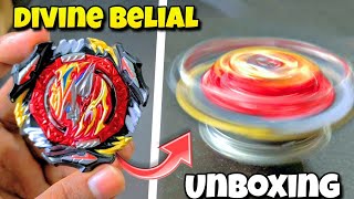 divine belial beyblade unboxing and review  pocket toon [upl. by Nahseez524]